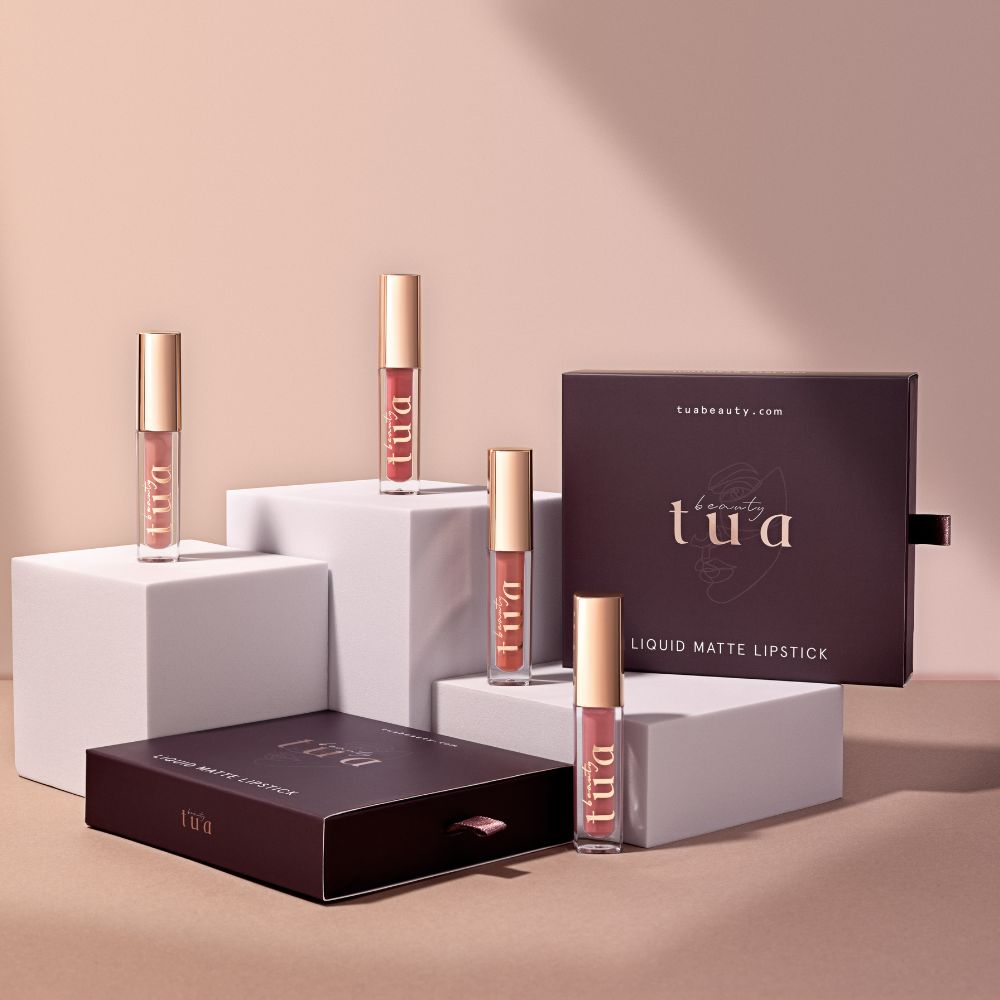 4 barras de labios líquidas mate resistentes a la transferencia