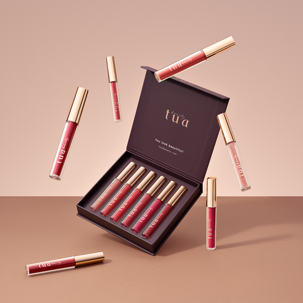 6 barras de labios líquidas mate resistentes a la transferencia