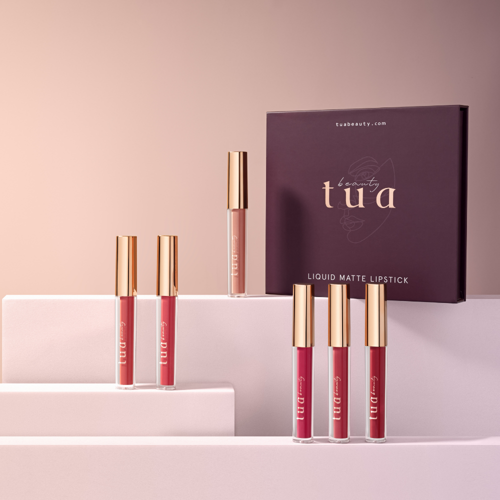 6 barras de labios líquidas mate resistentes a la transferencia