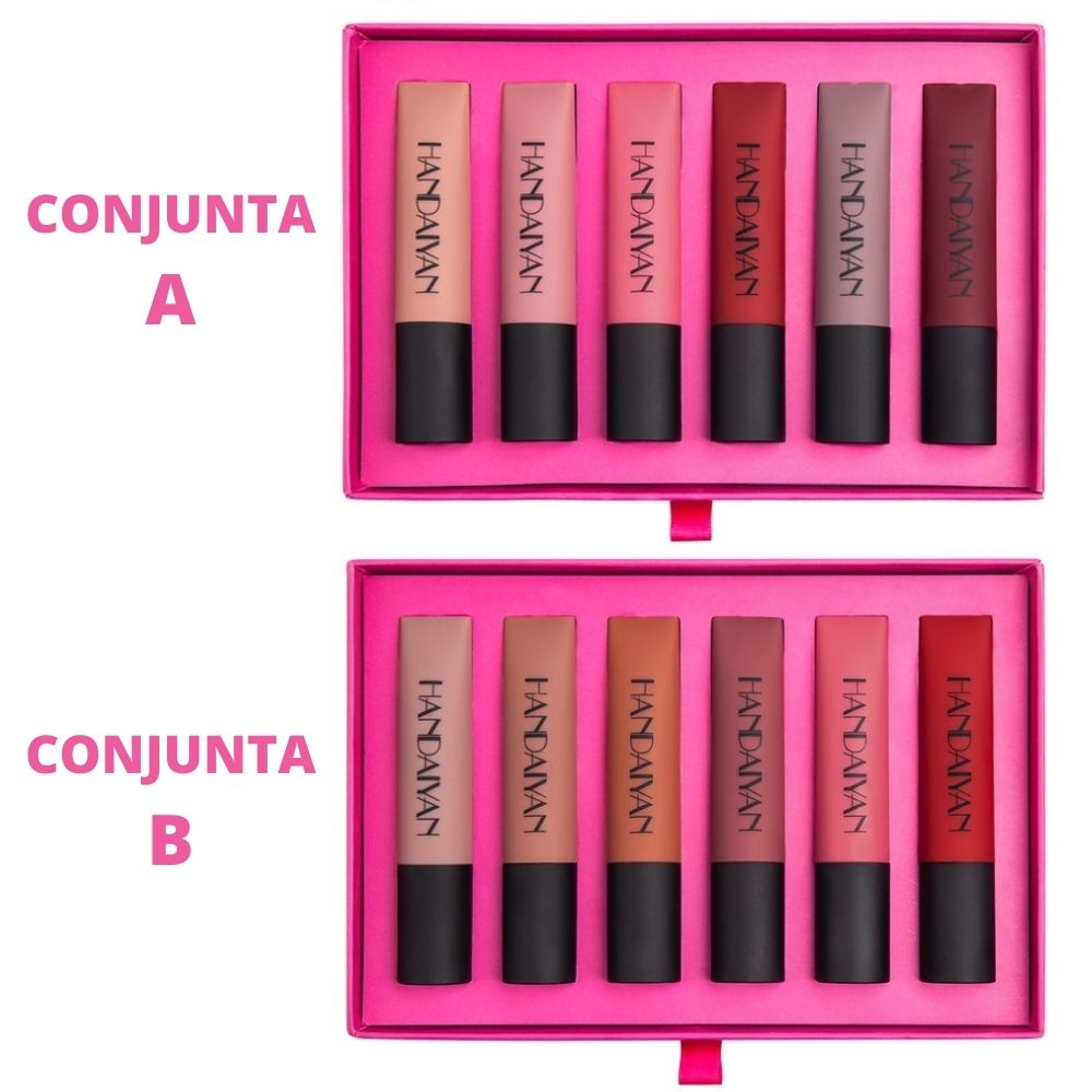 #123 Set de 6 barras de labios Super Colour