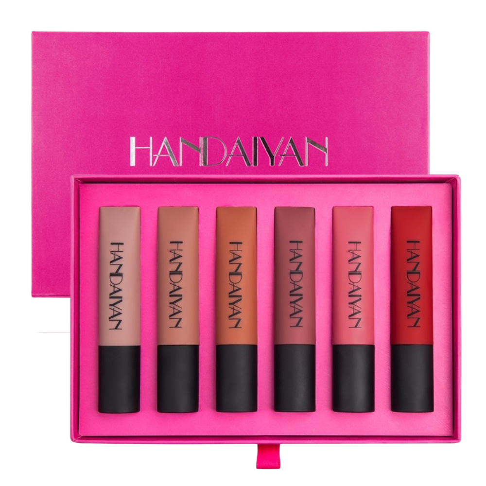 #123 Set de 6 barras de labios Super Colour